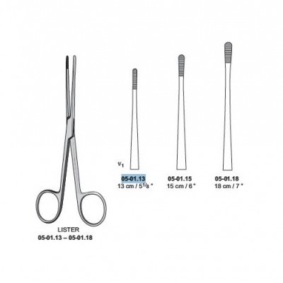 LISTER, Dressing Forceps 